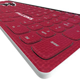 Atlanta Falcons Personalized Endzone Solid Curved Wireless Keyboard