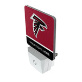 Atlanta Falcons Personalized Endzone Solid Night Light 2-Pack
