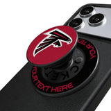 Atlanta Falcons Personalized Endzone Solid PopSockets Magnetic Phone Grip and Stand