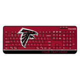 Atlanta Falcons Personalized Endzone Solid Wireless USB Keyboard
