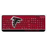 Atlanta Falcons Personalized Endzone Solid Wireless USB Keyboard