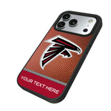 Atlanta Falcons Personalized Football Bump Phone Case for Apple iPhone