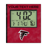 Atlanta Falcons Personalized Hatch Wall Clock
