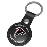 Atlanta Falcons Personalized Insignia Black Airtag Holder