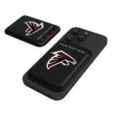 Atlanta Falcons Personalized Insignia Black Magnetic Credit Card Wallet