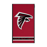 Atlanta Falcons Personalized Stripe 5000mAh Flat Powerbank