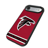 Atlanta Falcons Personalized Stripe Bump Phone Case for Apple iPhone