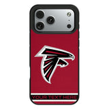 Atlanta Falcons Personalized Stripe Bump Phone Case for Apple iPhone