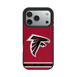 Atlanta Falcons Personalized Stripe Bump Phone Case for Apple iPhone 17 Series