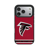 Atlanta Falcons Personalized Stripe Bump Phone Case for Apple iPhone