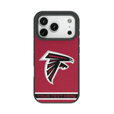 Atlanta Falcons Personalized Stripe Bump Phone Case for Apple iPhone