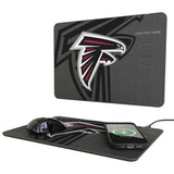 Atlanta Falcons Personalized Tilt 15-Watt Wireless Charger and Mouse Pad