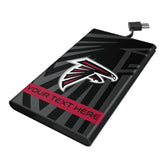 Atlanta Falcons Personalized Tilt 5000mAh Flat Powerbank