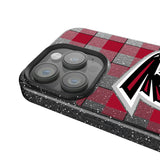 Atlanta Falcons Plaid Black Bling Phone Case for Apple iPhone