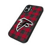 Atlanta Falcons Plaid MagSafe Compatible Phone Case for Apple iPhone
