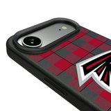 Atlanta Falcons Plaid MagSafe Compatible Phone Case for Apple iPhone