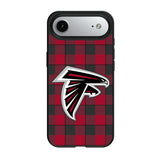 Atlanta Falcons Plaid MagSafe Compatible Phone Case for Apple iPhone