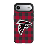 Atlanta Falcons Plaid MagSafe Compatible Phone Case for Apple iPhone