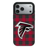 Atlanta Falcons Plaid MagSafe Compatible Phone Case for Apple iPhone