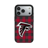 Atlanta Falcons Plaid MagSafe Compatible Phone Case for Apple iPhone