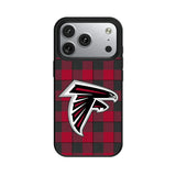 Atlanta Falcons Plaid MagSafe Compatible Phone Case for Apple iPhone