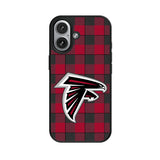 Atlanta Falcons Plaid MagSafe Compatible Phone Case for Apple iPhone