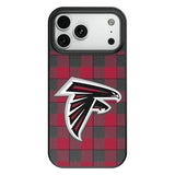Atlanta Falcons Plaid MagSafe Compatible Phone Case for Apple iPhone