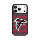 Atlanta Falcons Plaid MagSafe Compatible Phone Case for Apple iPhone