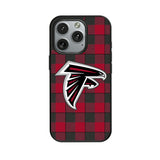 Atlanta Falcons Plaid MagSafe Compatible Phone Case for Apple iPhone
