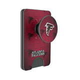Atlanta Falcons Rivet PopSockets MagSafe-Compatible PopWallet+