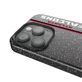 Atlanta Falcons Sidebar Black Bling Phone Case for Apple iPhone