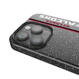 Atlanta Falcons Sidebar Black Bling Phone Case for Apple iPhone