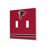 Atlanta Falcons Stripe Hidden-Screw Light Switch Plate
