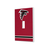 Atlanta Falcons Stripe Hidden-Screw Light Switch Plate