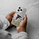 Atlanta Falcons Text Backdrop Glitter Phone Case for Apple iPhone