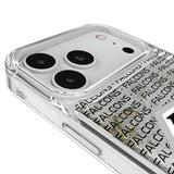 Atlanta Falcons Text Backdrop Glitter Phone Case for Apple iPhone