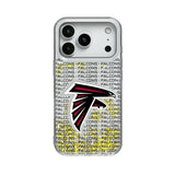 Atlanta Falcons Text Backdrop Glitter Phone Case for Apple iPhone