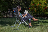 Kansas Jayhawks - Outdoor Rocking Camp Chair