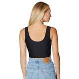 Purdue Black Crop Tank Top