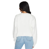 Syracuse Drip Cropped Crewneck