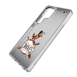 Baltimore Orioles 1954-1963 - Cooperstown Collection Linen Clear Phone Case for Samsung Galaxy