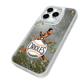 Baltimore Orioles 1954-1963 - Cooperstown Collection Linen Glitter Phone Case for Apple iPhone