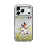 Baltimore Orioles 1954-1963 - Cooperstown Collection Linen Glitter Phone Case for Apple iPhone