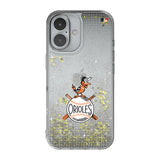 Baltimore Orioles 1954-1963 - Cooperstown Collection Linen Glitter Phone Case for Apple iPhone
