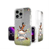 Baltimore Orioles 1954-1963 - Cooperstown Collection Linen Glitter Phone Case for Apple iPhone