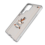 Baltimore Orioles 1954-1963 - Cooperstown Collection Pinstripe Clear Phone Case for Samsung Galaxy