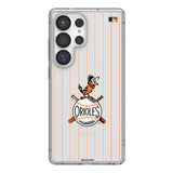 Baltimore Orioles 1954-1963 - Cooperstown Collection Pinstripe Clear Phone Case for Samsung Galaxy