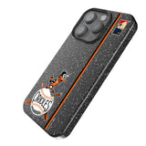 Baltimore Orioles 1954-1963 - Cooperstown Collection Sidebar Black Bling Phone Case for Apple iPhone
