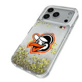 Baltimore Orioles 1955 - Cooperstown Collection Linen Glitter Phone Case for Apple iPhone