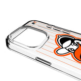 Baltimore Orioles 1955 - Cooperstown Collection Pinstripe Clear Phone Case for Apple iPhone